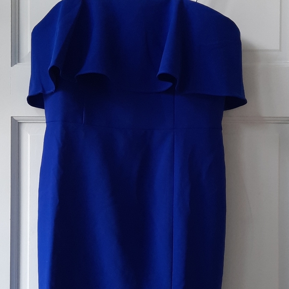 Aidan Mattox Off-the-shoulder Sheath Dress - Picture 3 of 7